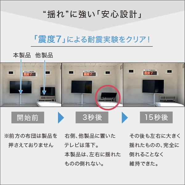 ホームテイスト OTG 美しいフォルムの八角壁寄せテレビスタンド OCTA