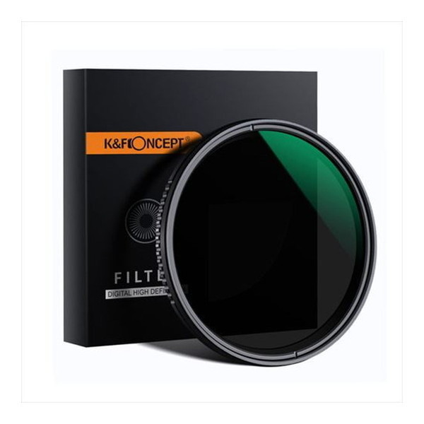 K&F Concept KF-77ND2K ώNDtB^[ 77mm ͈ ND8`ND2000 }`R[eBO g݌v