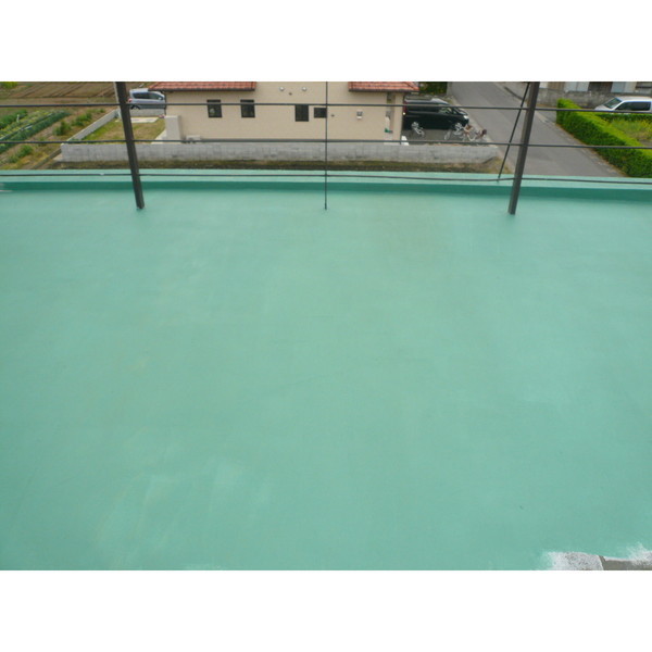 ニッペ 水性ベランダ・屋上床用防水遮熱塗料 クールグリーン 14kg
