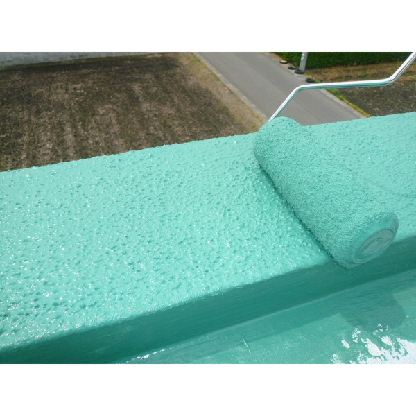 ニッペ 水性ベランダ・屋上床用防水塗料 ライトグレー 14KG - 3