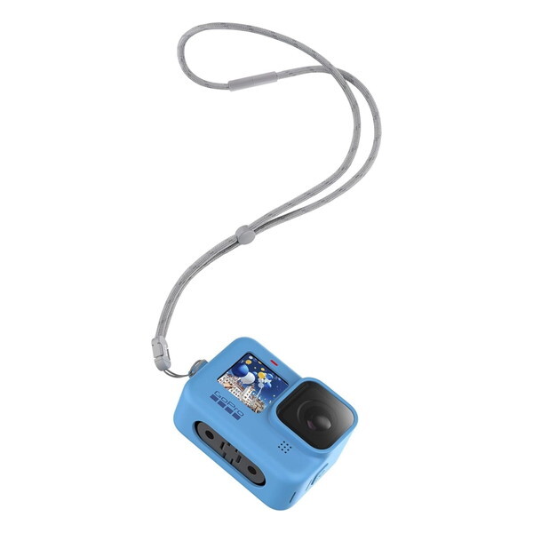 GoPro ADSST003-BL u[ Sleeve + Lanyard (HERO9 Black) Blue [X[u+[h GoProANZT[]