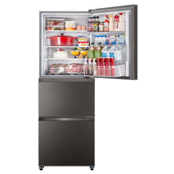 Hisense 冷蔵庫 HR-D2802S 282L 2022 家電 Au070 Amazon | Hisense 冷蔵庫 幅55.4cm 282L スペースグレイ HR