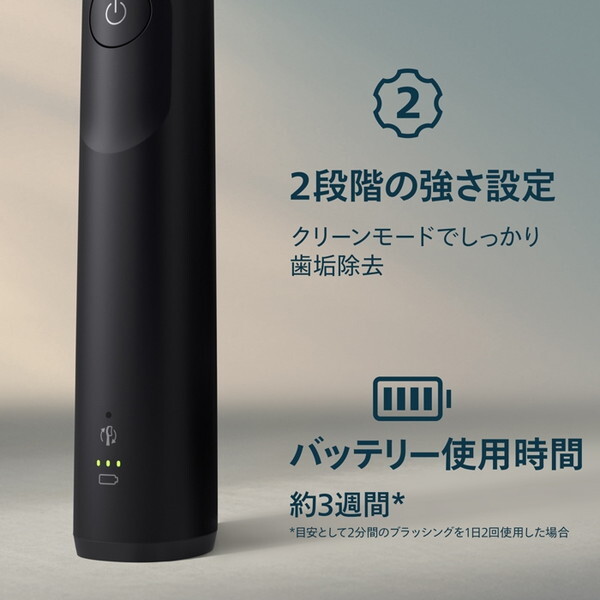 PHILIPS HX7101/06 ブラック ソニッケアー プロテクトクリーン5300