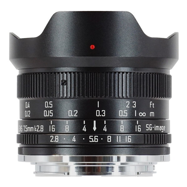 SG-image SG 7.5mm F2.8 X C �u���b�N [���������Y (APS-C �x�m�t�C����X�}�E���g)]