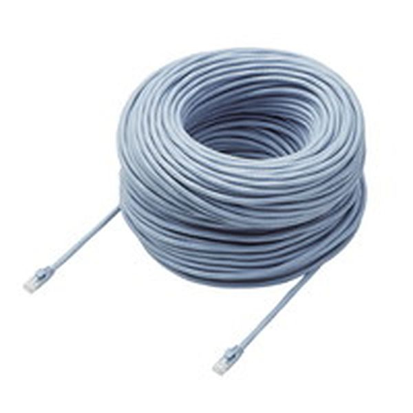 ELECOM LD-GPAT/BU90/RS LANケーブル CAT6A対応 EU RoHS指令準拠 ツメ