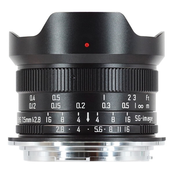SG-image SG 7.5mm F2.8 RF C �u���b�N [���������Y (APS-C �L���m��RF�}�E���g)]