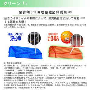 【富士通　nocria AS-D22K-W 2020年製　お掃除エアコン　無線LAN内蔵　主に6畳用　中古美品】 楽天市場】エアコン 6畳 富士通ゼネラル AS-VH225S-W ホワイト