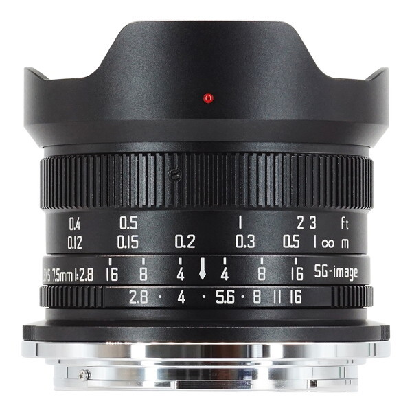 SG-image SG 7.5mm F2.8 Z C �u���b�N [���������Y (APS-C �j�R��Z�}�E��)�g]