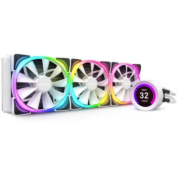 NZXT RL-KRZ73-RW マットホワイト Kraken Z73 RGB [水冷一体型CPU 