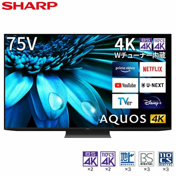 SHARP 4T-C75EL1 AQUOS EL1 [75V型 地上・BS・CSデジタル4K