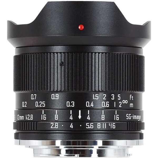 SG-image SG 12mm F2.8 E C �u���b�N [�P�œ_�����Y (�\�j�[E�}�E���g)]
