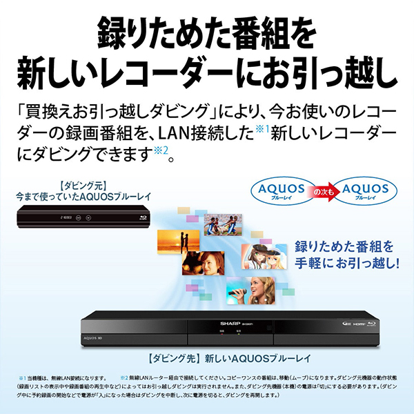 SHARP 2B-C20GT1 アクオス [ブルーレイレコーダー (HDD2TB・3番組同時