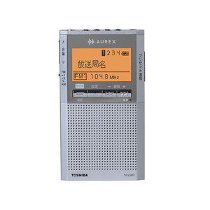 東芝 TY-SCR70(S) シルバー [ポケットラジオ]