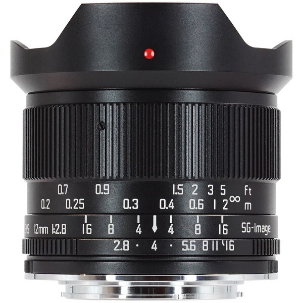 SG-image SG 12mm F2.8 MFT C �u���b�N [�P�œ_�����Y (�}�C�N���t�H�[�T�[�Y�}�E���g)]