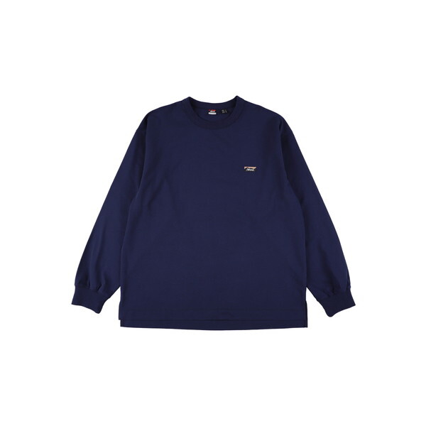 NANGA �i���K ECO HYBRID BOX LOGO EMBROIDERY L/S TEE NW2411-1G803130059 D.NVY [����T�V���c �����Y S�T�C�Y]