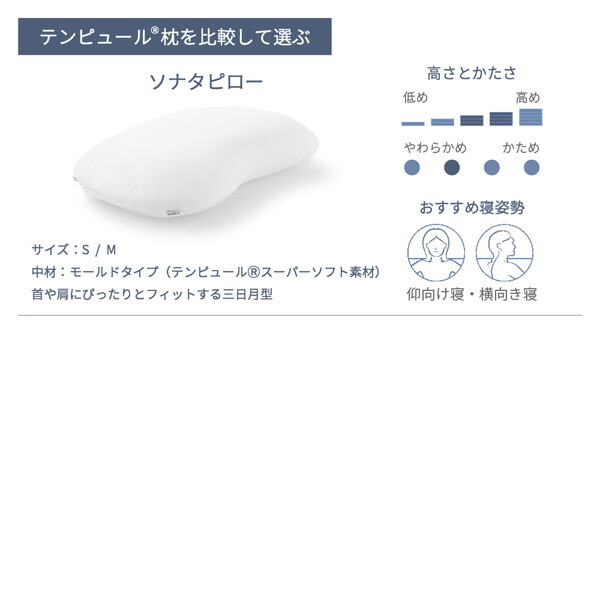 【カバーセット】Tempurオリジナルピロー スマートクール Queen M テンピュール 枕 オリジナルピロー スマートクール テクノロジー