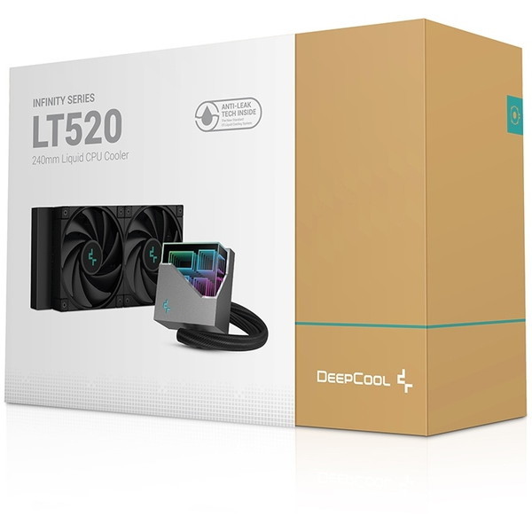 DeepCool LT520 ミラーデザインポンプヘッド採用 240mmラジエーター ...