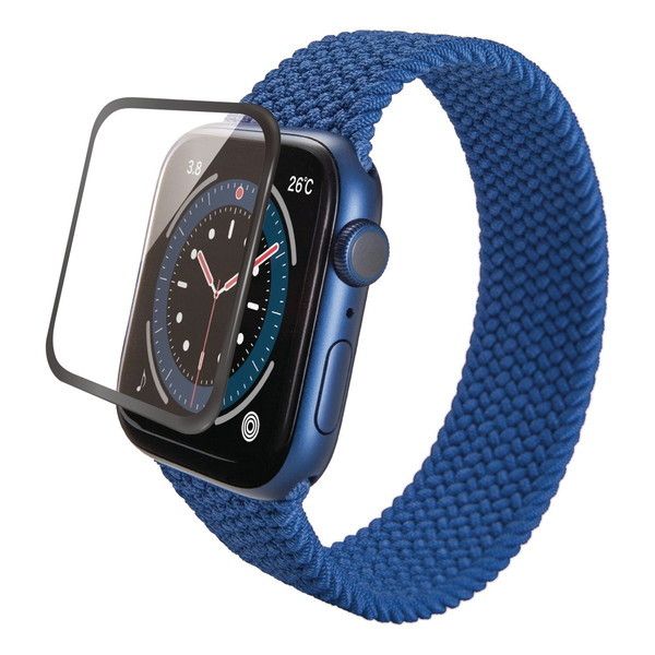ELECOM AW-20SFLGFRMBK AppleWatch KXtB SE 6 5 4 (40mm) tJo[ dx9H ˖h~ t[t wh~ ubN