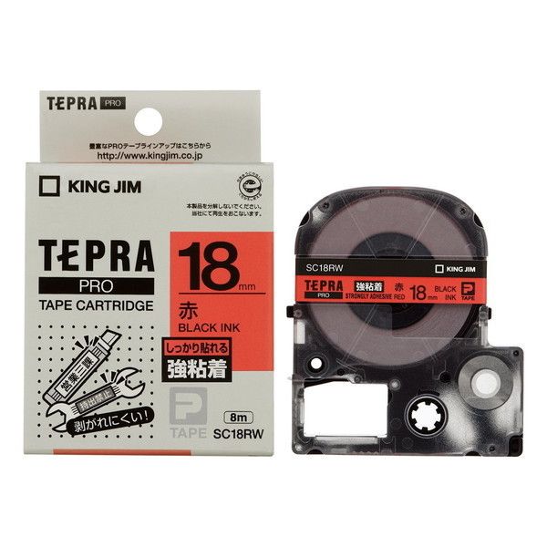 KING JIM SC18RW �e�v��PRO�e�[�v���S��18mm��