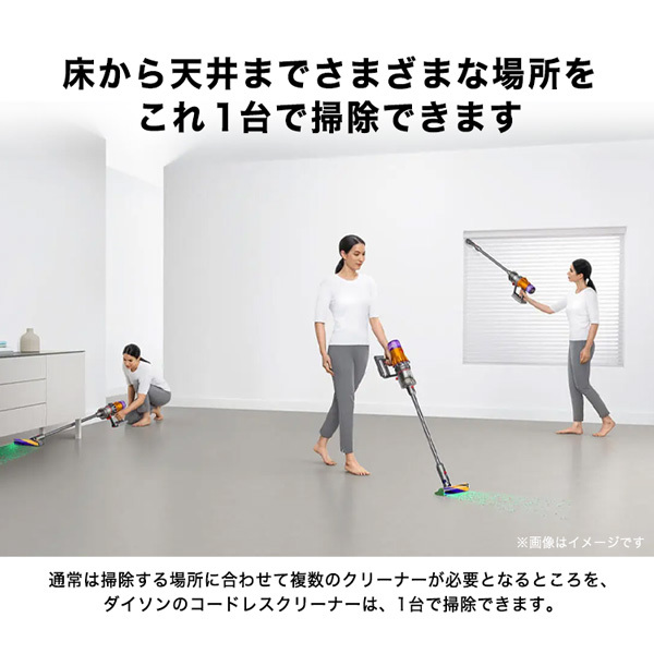 DYSON SV20FF N ブルー/アイアン/ニッケル Detect Slim Fluffy [サイクロン式コードレススティッククリーナー]