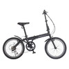 Volkswagen フォルクスワーゲン 折りたたみ自転車 20インチ VW-FDB206ALBK マットブラック 67375 6段変速