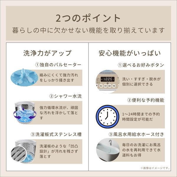 Hisense HW-DG75C シャンパンゴールド [全自動洗濯機(7.5kg)] | 激安の