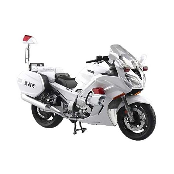 専用アカ！ 青島文化教材社 106785 1/12 完成品バイク YAMAHA FJR1300P 白バイ