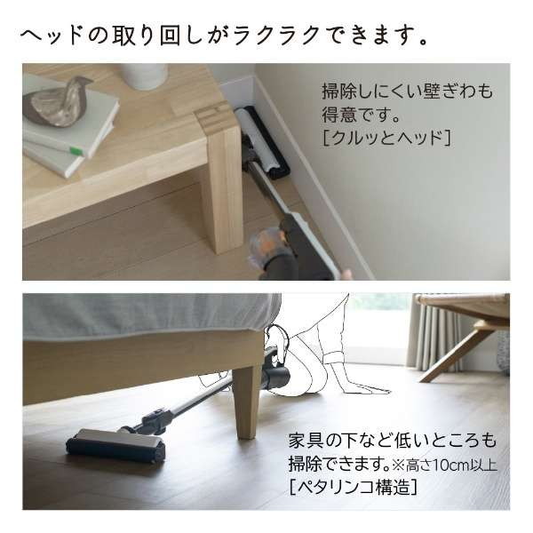 日立 PV-BS1L ホワイト すごかるスティック [サイクロン式 コードレス