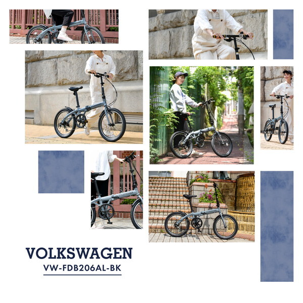 Volkswagen フォルクスワーゲン 折りたたみ自転車 20インチ VW