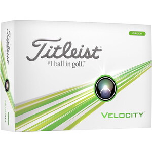 タイトリスト VELOCITY (ベロシティ) ボール 2024年モデル グリーン 1ダース(12個入り)