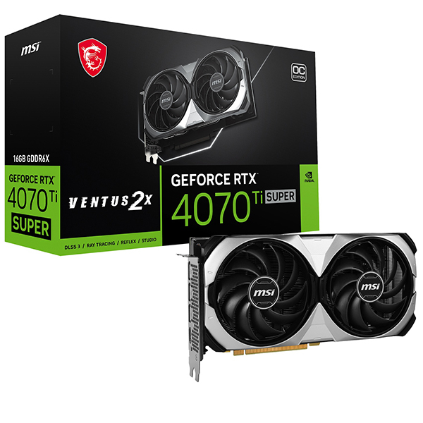 MSI GeForce RTX 4070 Ti SUPER 16G VENTUS 2X OC [グラフィックボード