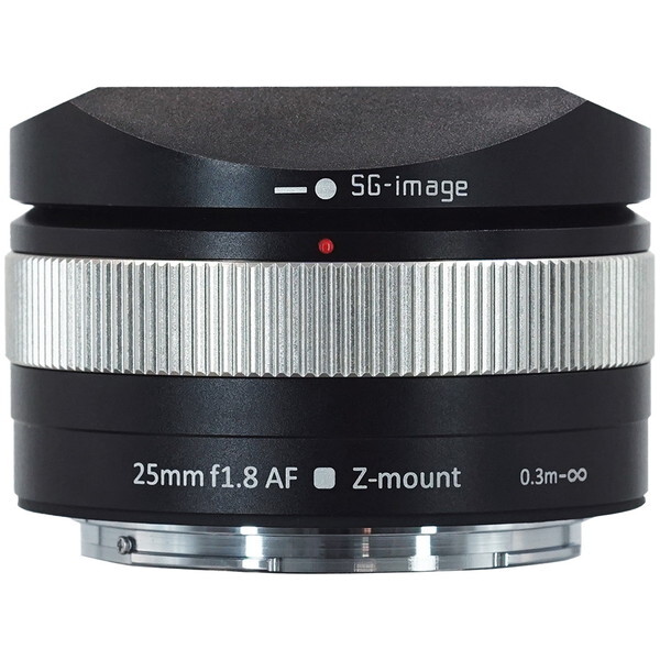 SG-image SG AF25mm F1.8 Z C (S) �V���o�[ [�P�œ_�����Y (�j�R��Z�}�E���g)]