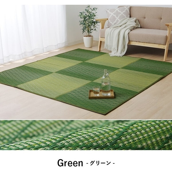 純国産 い草花ござカーペット ラグ 『銀河』 レッド 江戸間2畳(約174×174cm) 4105502 純国産 い草花ござカーペット ラグ 『銀河』 レッド 江戸間2畳(約174×174cm) 4105502