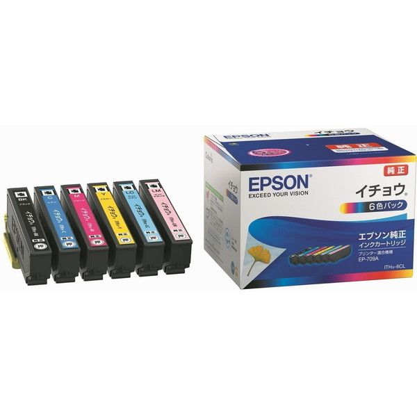 EPSON ITH-6CL イチョウシリーズ [インクカートリッジ(6色セット