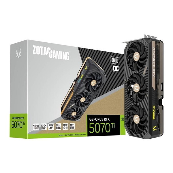 ZOTAC RTX5070TiSOLIDOC16G/ZT-B50710J-10P ZOTAC GAMING GeForce RTX
