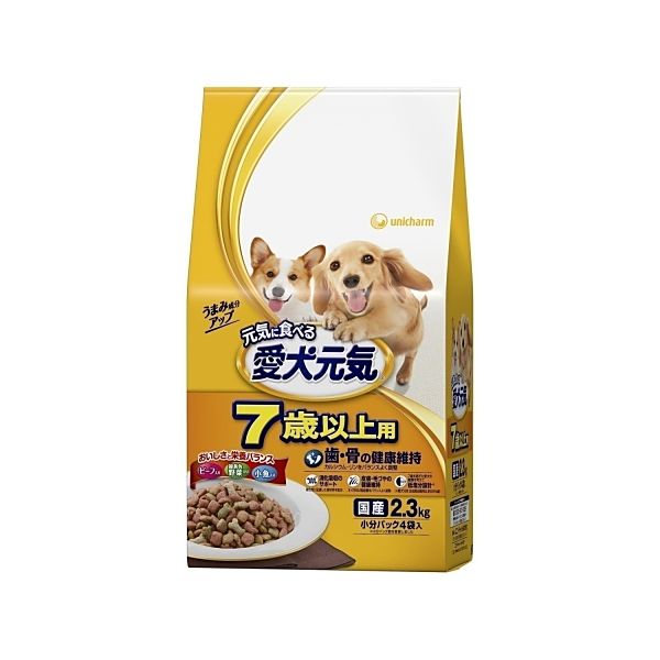 ユニチャーム 愛犬元気 7歳以上用ビーフ2.3kg | 激安の新品・型落ち・アウトレット 家電 通販 XPRICE - エクスプライス (旧  PREMOA - プレモア)