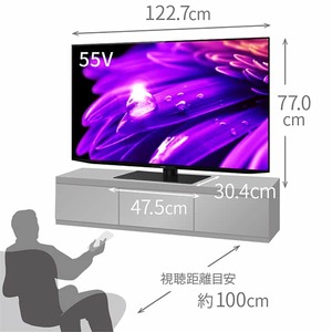 SHARP 4T-C55ES1 AQUOS OLED [55V型 地上・BS・110度CSデジタル 4K