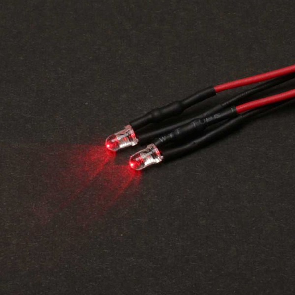 �N���G�[�V�������f�� LED �ԐF 3mm 2���� 62687