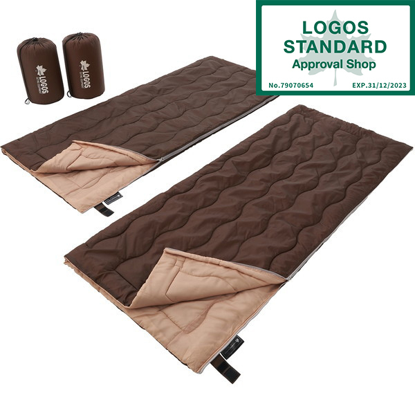 LOGOS 抗菌防臭 丸洗いシュラフ 3個セット ロゴス（LOGOS）抗菌防臭