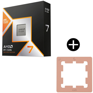 AMD Ryzen 7 9700X W/O Cooler WOF (8C/16T、3.8GHz、65W) CPU + MSI