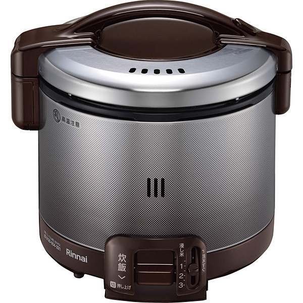 Rinnai RR-030FS(A)(DB)-LP ダークブラウン こがまる [ガス炊飯器