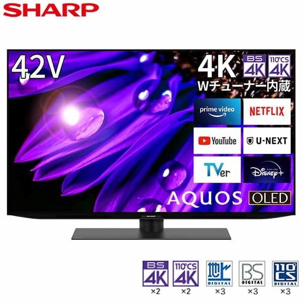 SHARP 4T-C42EQ2 AQUOS EQ2 [42V型 地上・BS・CSデジタル4Kチューナー内蔵 液晶テレビ] | 激安の新品・型落ち・アウトレット  家電 通販 XPRICE - エクスプライス (旧 PREMOA - プレモア)