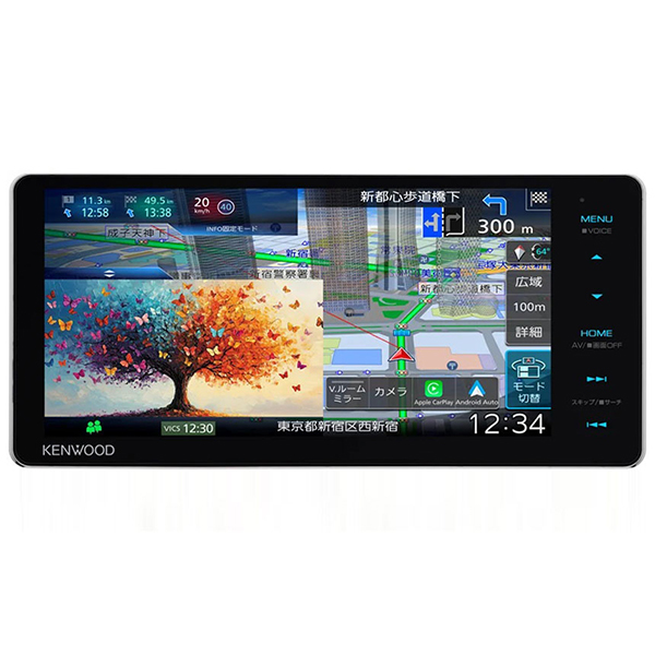 KENWOOD MDV-M712W �ʑ��i�r [7V�^���C�h �t���Z�O�`���[�i�[���� AV��̌^�������[�i�r�Q�[�V����]