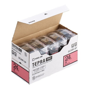 激安KING JIM TEPRA ST18K-5P， SS18K-5P 16個 純正 キングジム(Kingjim) テプラPROテープカート リッジ エコパック