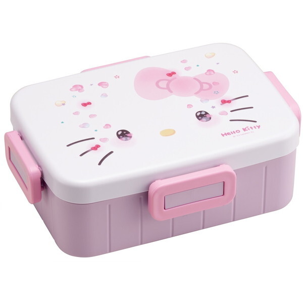キティーお弁当箱 スケーター YZFL7AG キティ 50周年 4点ロック 弁当箱 1段 650ml 抗菌