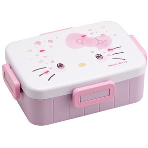 スケーター YZFL7AG キティ 50周年 4点ロック 弁当箱 1段 650ml 抗菌