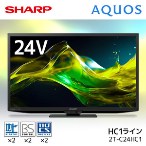 シャープ SHARP AQUOS 24V型 液晶テレビ LC-24K20 リモコン・B-CASカード付 2015年製 中古 Sharp テレビ 24V型 地上⁄BS⁄110度CSデジタルハイビジョン テレビ 24型