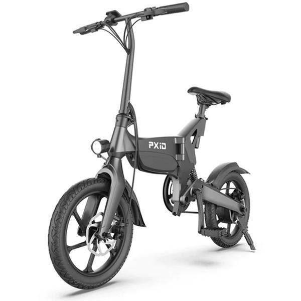 entrex PXID-2 ダークグレイ [折畳電動アシスト自転車(16インチ・3段