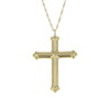 ドウシシャ 18金 イエローゴールド クロスLサイズネックレス DS-S1