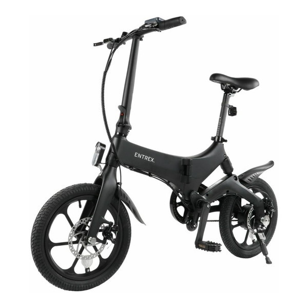 entrex E-Bike 電動アシスト自転車S6 マットブラック | 激安の